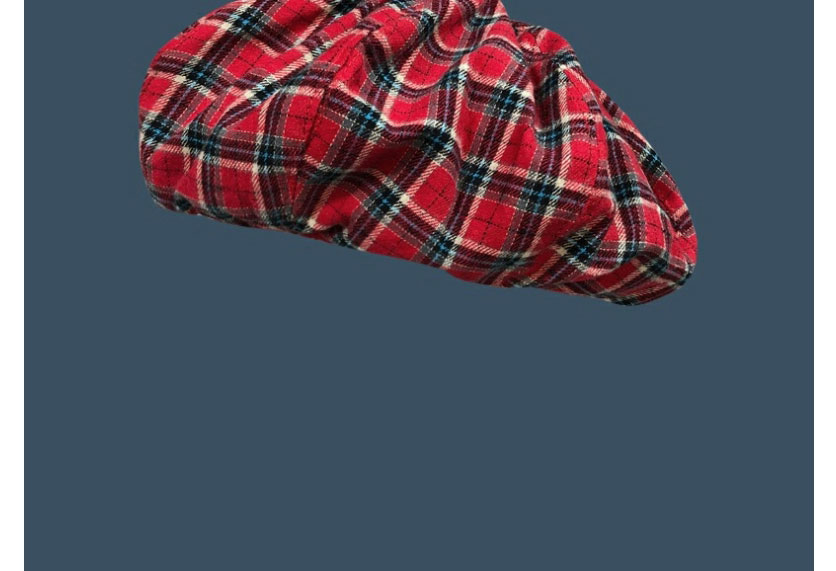 Fashion Pink Plaid Bere Cloud Hat,Beanies&Others