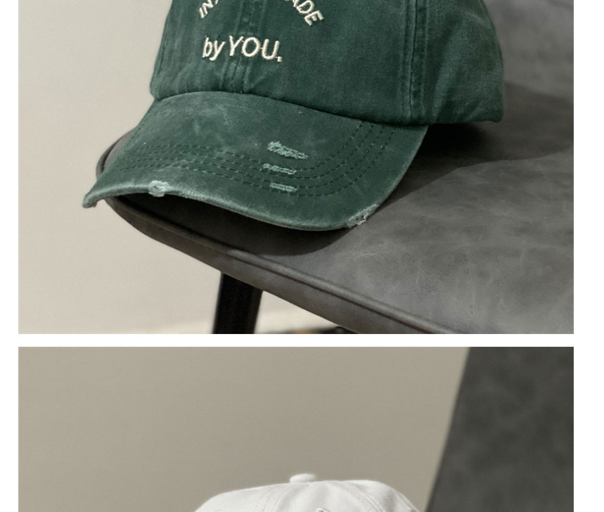 Fashion White English Embroidery Soft Top Baseball Cap,Baseball Caps