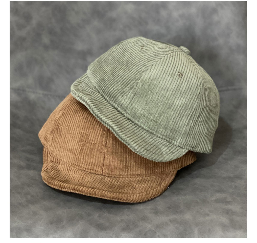 Fashion Camel Corduroy Short Brim Cap,Baseball Caps