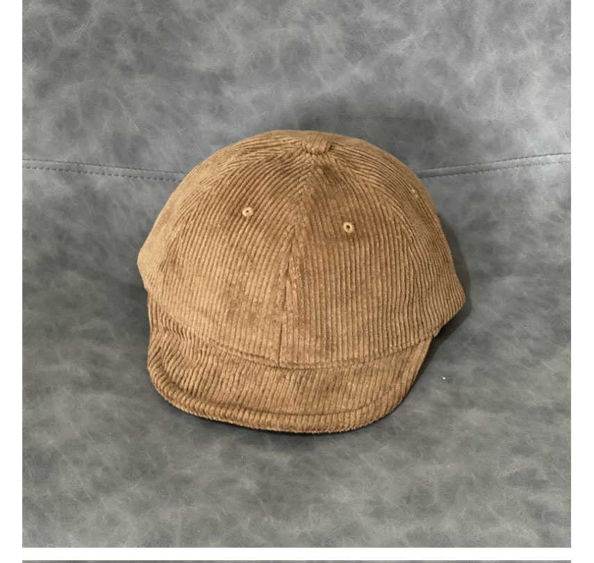 Fashion Camel Corduroy Short Brim Cap,Baseball Caps