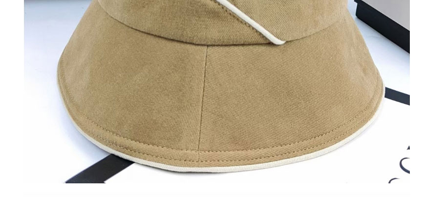 Fashion Black Cotton Geometric Fisherman Hat,Beanies&Others