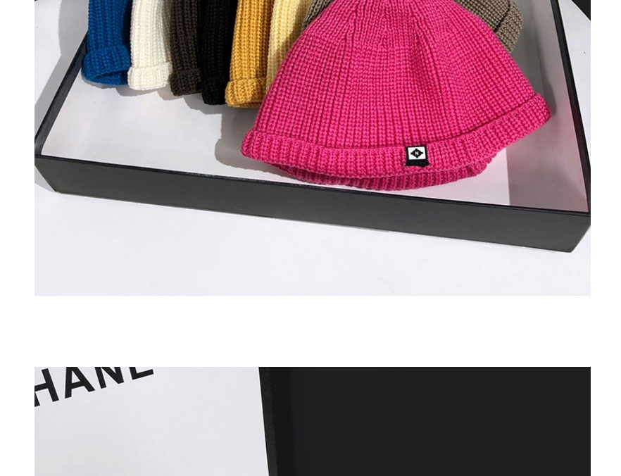 Fashion Yellow Borderless Small Standard Knitted Toe Cap,Beanies&Others