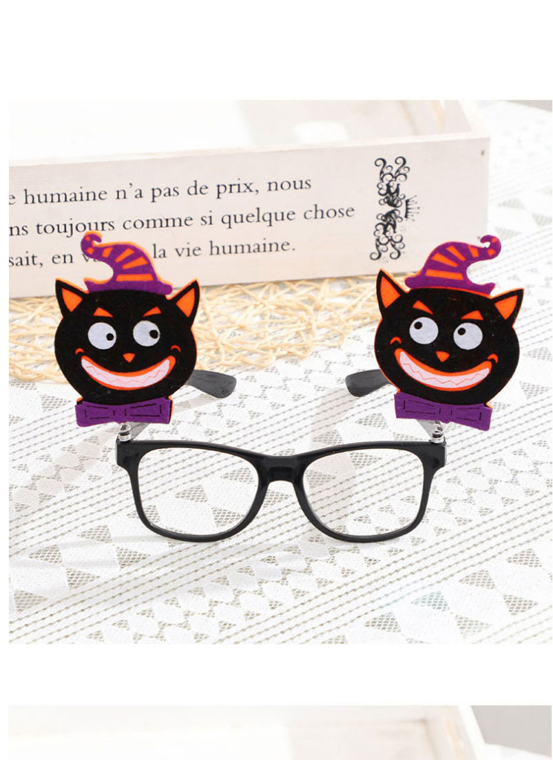 Fashion Black Cat Halloween Pumpkin Witch Skull Glasses Frame,Fashion Glasses