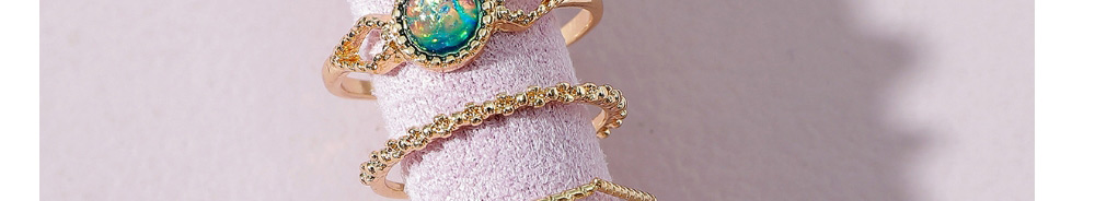 Fashion Gold Alloy Geometric Ring Set,Jewelry Sets