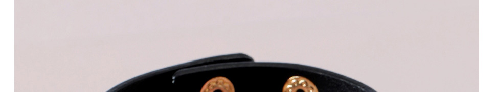 Fashion Black Pu Leather Letter Bracelet,Fashion Bangles