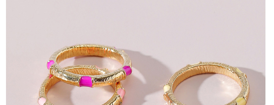 Fashion 2# Geometric Dripping Ring Set,Jewelry Sets