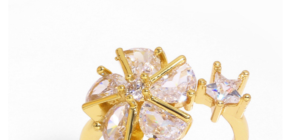 Fashion A Flower Open Ring,Rings