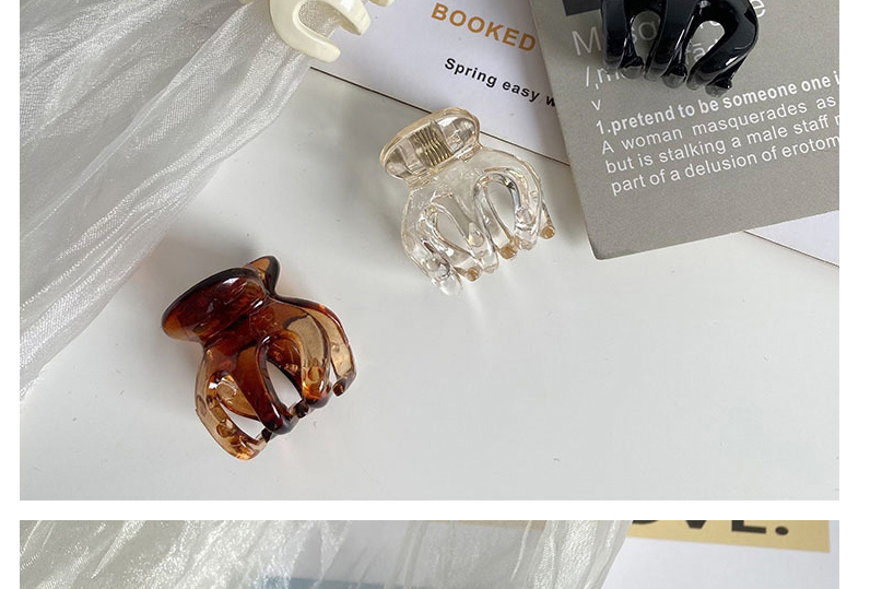 Fashion Transparent Color Small Catching Clip Resin Plate Hair Catching,Hair Claws