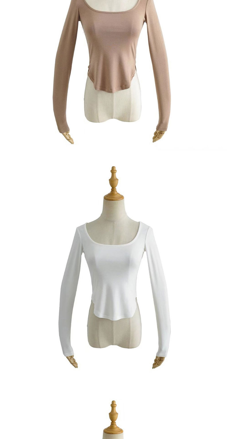 Fashion White Solid Color Hedging Base Long Sleeve,Hair Crown