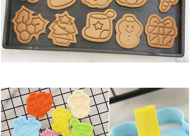 Fashion Sock Christmas Cartoon Cookie Mold,Festival & Party Supplies