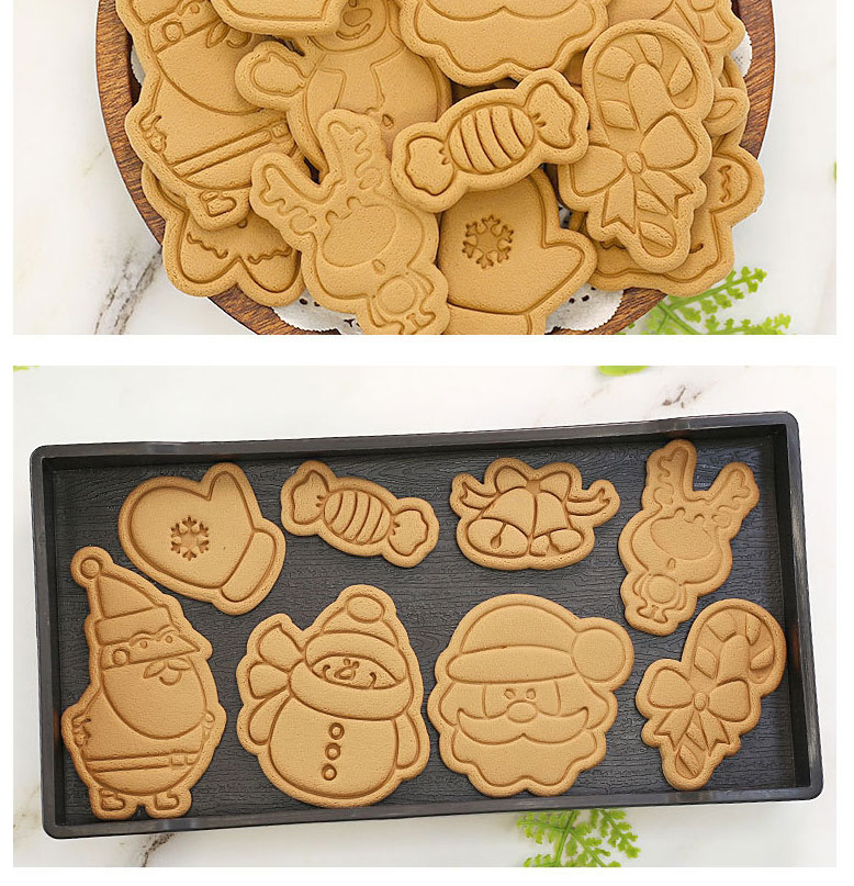 Fashion Elk Whole Body Christmas Cartoon Cookie Mold,Festival & Party Supplies