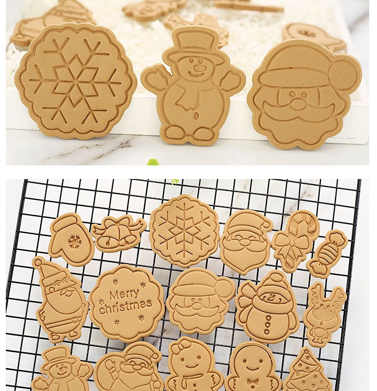 Fashion Bells Christmas Cartoon Cookie Mold,Festival & Party Supplies