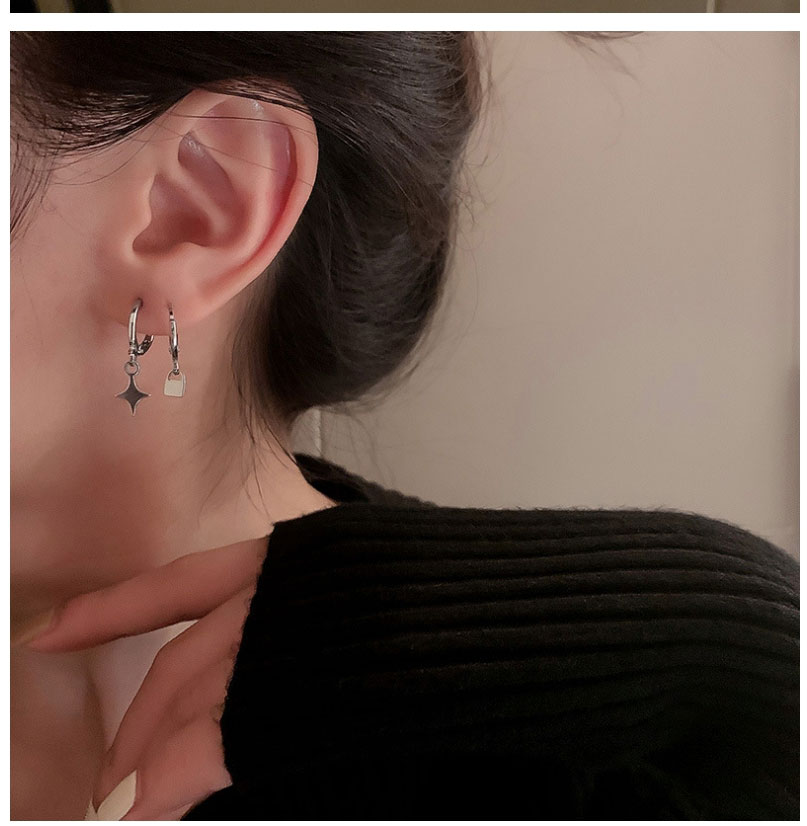Fashion Silver Alloy Cherry Tassel Chain Earring Set,Jewelry Sets