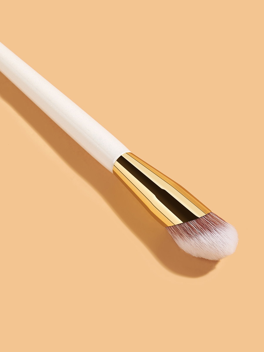 Fashion Off White Single Thumb Concealer Brush,Beauty tools