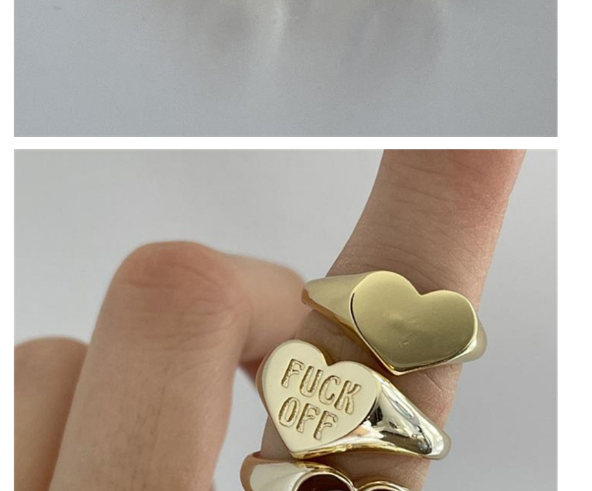 Fashion Green Copper Plated True Love Drop Oil Ring,Rings