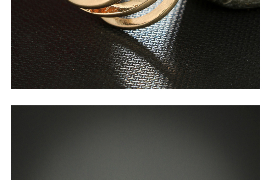 Fashion Gold Geometric V-shaped Ring 5 Five-piece Set,Fashion Rings