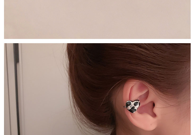 Fashion Gold Color Single Ear Clip With Love Cow Pattern,Clip & Cuff Earrings