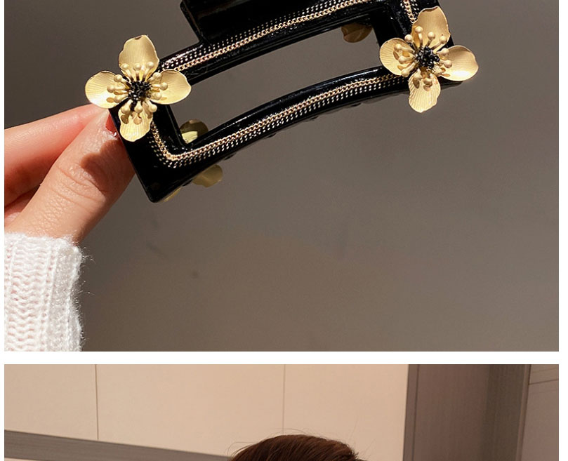 Fashion Gold Color Flower Square Small Clip,Hair Claws