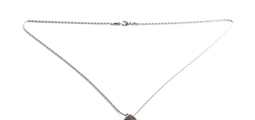 Fashion Nsn00292+60cm Twist Chain Crystal Seven Chakra Big Bead Necklace,Necklaces