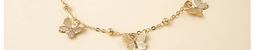 Fashion Gold Alloy Butterfly Anklet,Fashion Anklets