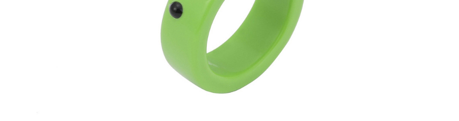 Fashion Green Resin Cartoon Expression Ring,Fashion Rings
