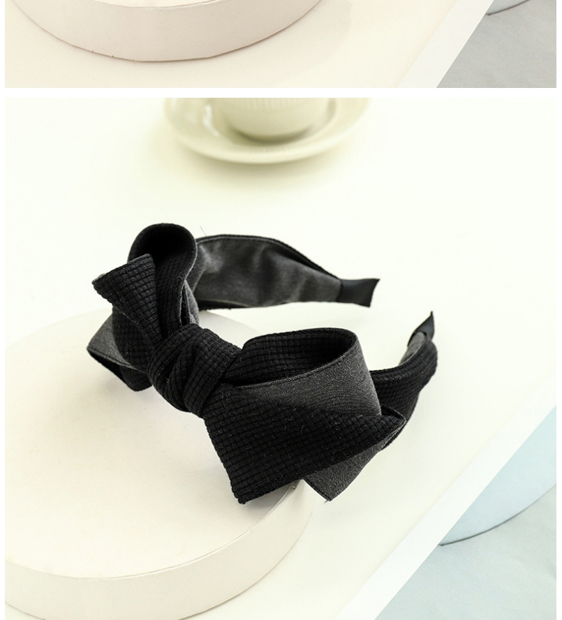 Fashion Black Fabric Bow Headband,Head Band