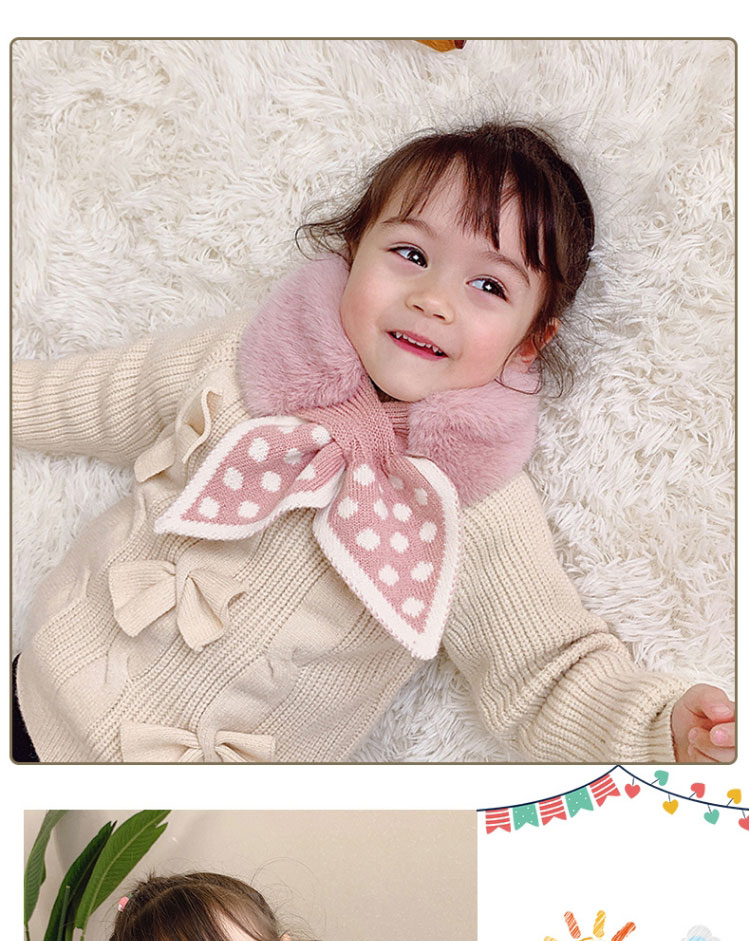 Fashion Pink Dots 6 Months-8 Years Old Children