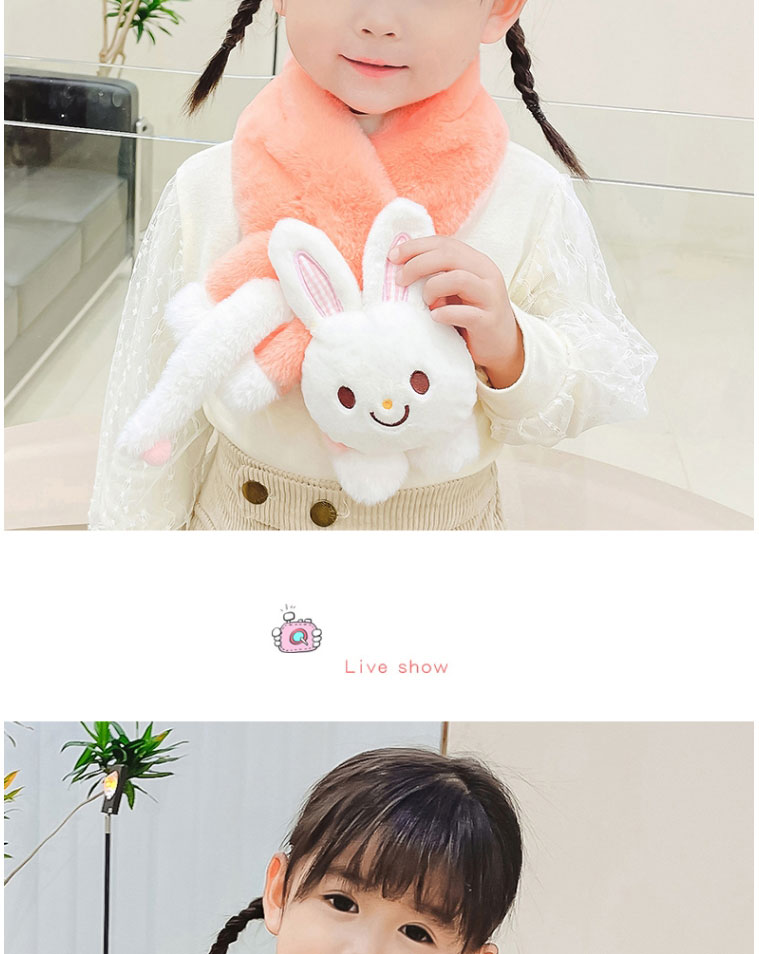 Fashion Purple White Rabbit 2-12 Years Old Children