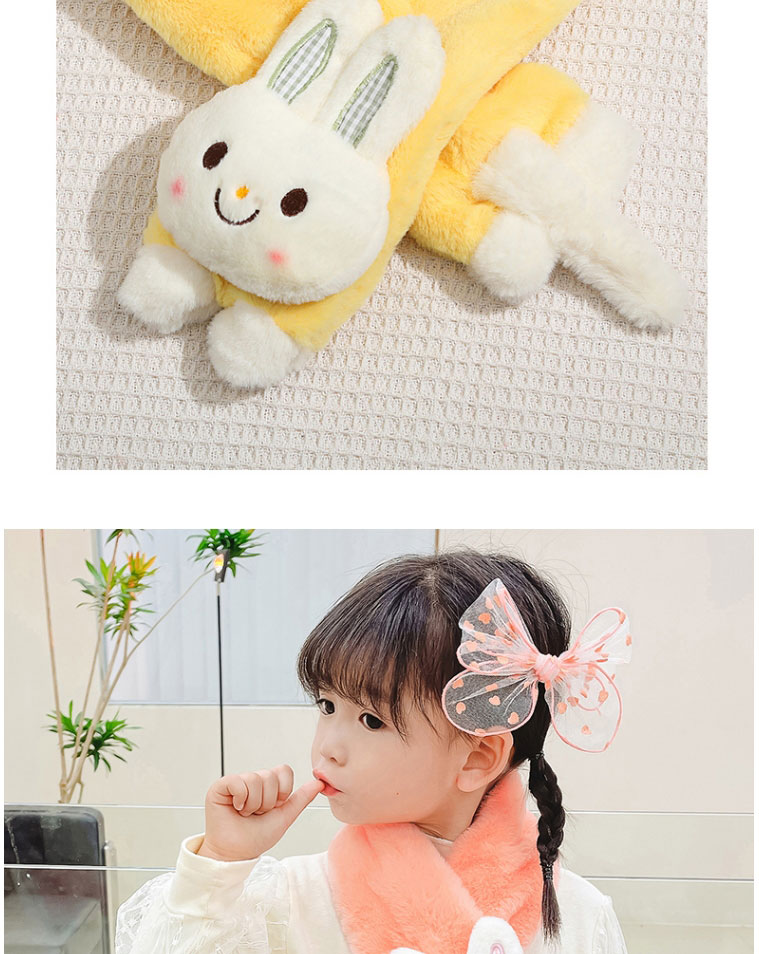 Fashion Yellow White Rabbit 2-12 Years Old Children