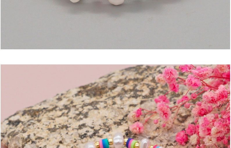 Fashion Qt-b210016a Rice Bead And Pearl Beaded Clay Bracelet,Bracelets