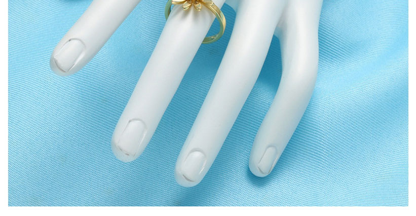 Fashion White Gold Micro-inlaid Zirconium Sunflower Open Ring,Rings