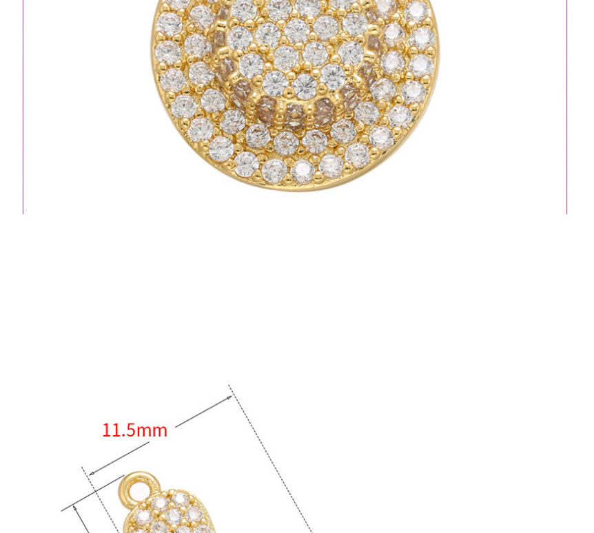 Fashion Golden Shoes Micro-inlaid Zirconium Boots Diy Accessories,Jewelry Findings & Components