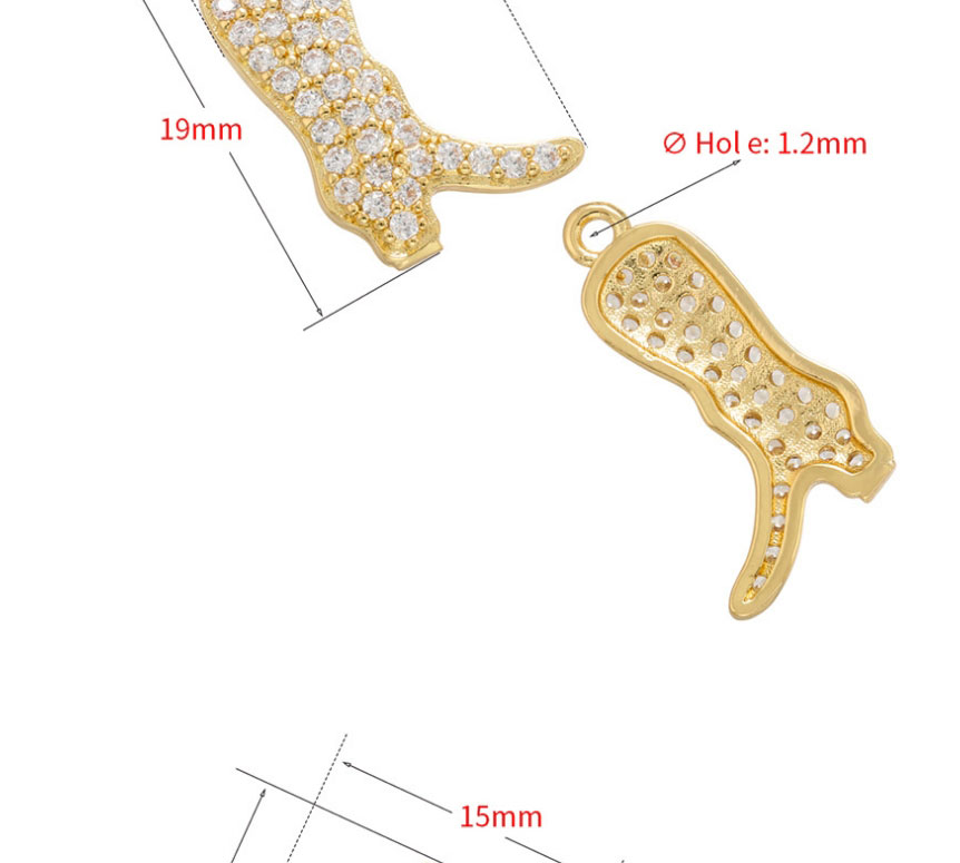 Fashion White Gold Hat Micro-inlaid Zirconium Hat Diy Accessories,Jewelry Findings & Components
