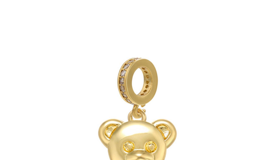 Fashion Gold Metal Glossy Bear Diy Accessories,Jewelry Findings & Components