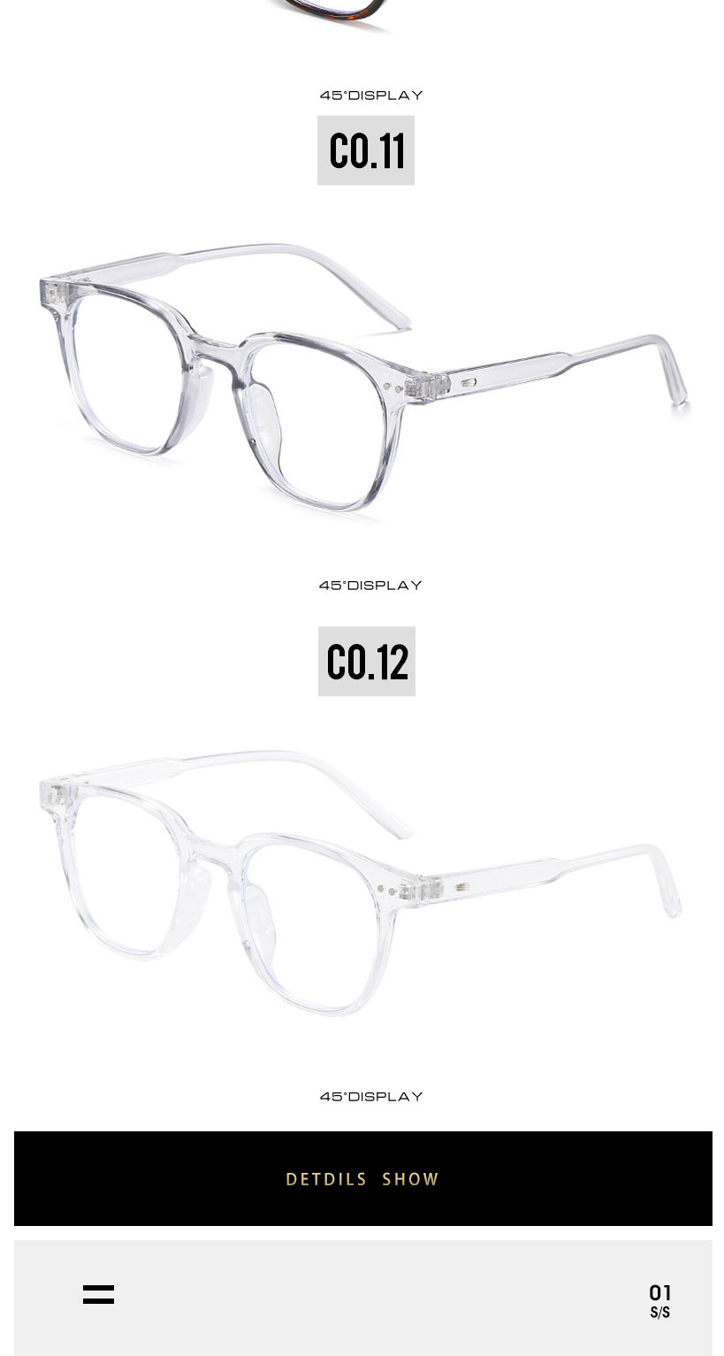 Fashion White Frame Gray Piece Big Frame Rice Nail Sunglasses,Women Sunglasses