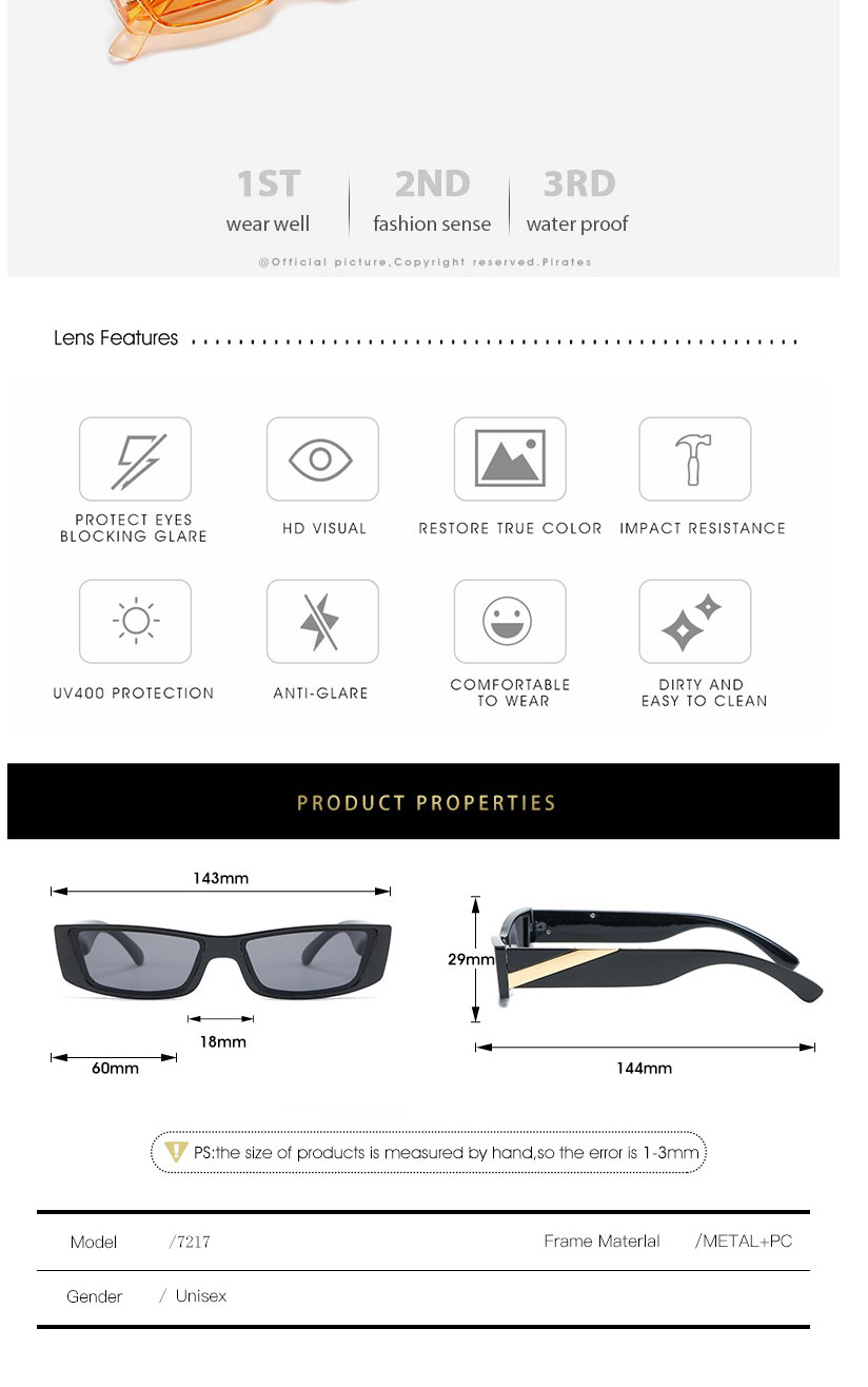 Fashion Leopard Frame Tea Slices Small Frame Cat Eye Sunglasses,Women Sunglasses