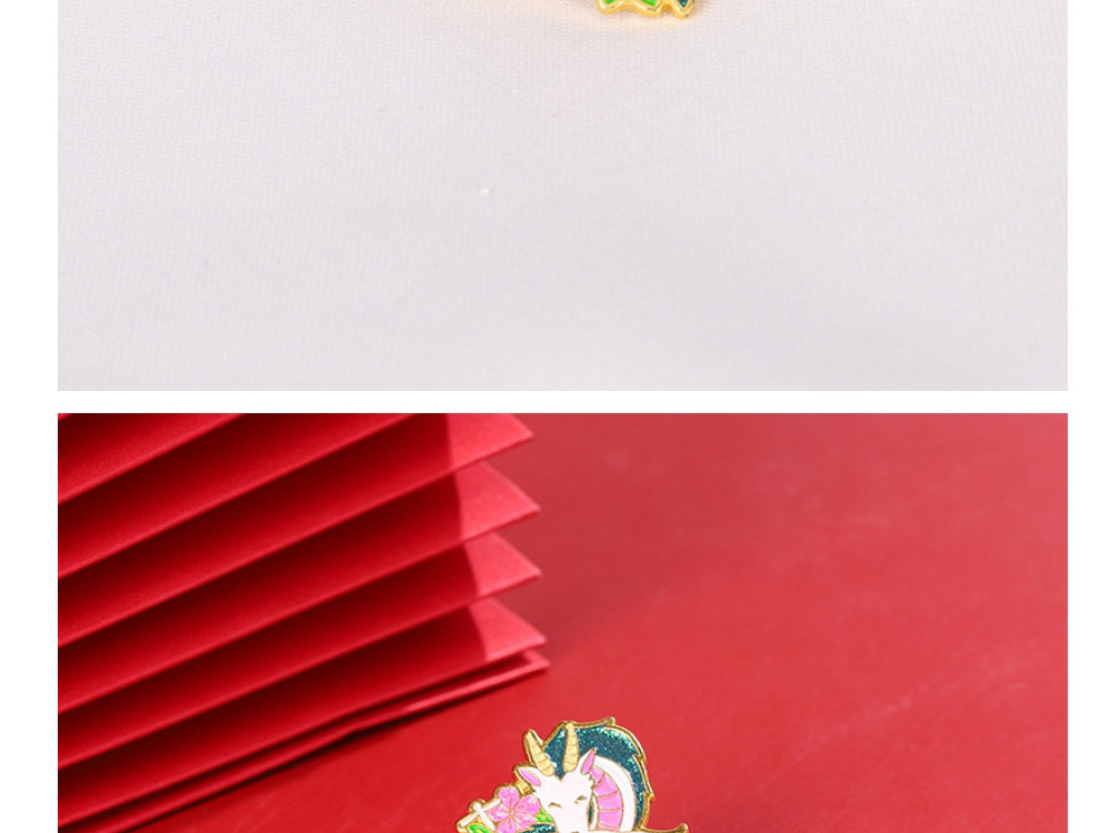 Fashion Color Alloy Cartoon Dragon-shaped Paint Brooch,Korean Brooches