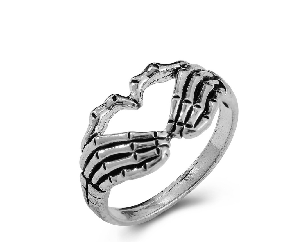 Fashion Silver Alloy Palm Geometric Ring,Fashion Rings