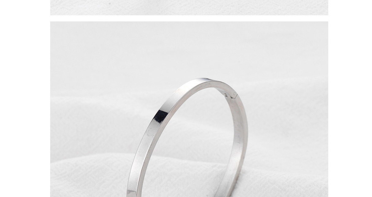 Fashion Steel Color Galvanized Non-fading Glossy Bracelet,Bracelets