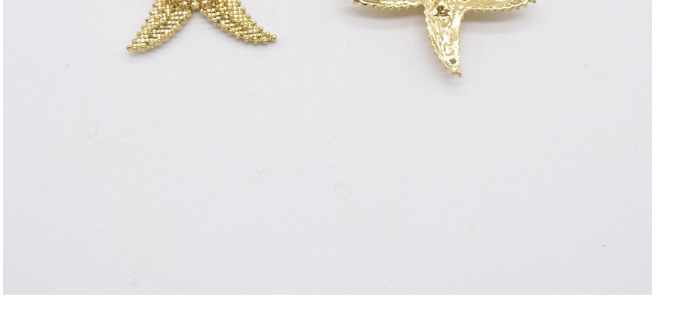 Fashion Gold Metal Starfish Pearl Stud Earrings,Stud Earrings