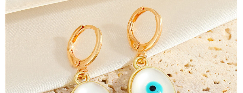 Fashion Oval Eye Earrings Oval Protein Eye Ear Ring,Hoop Earrings