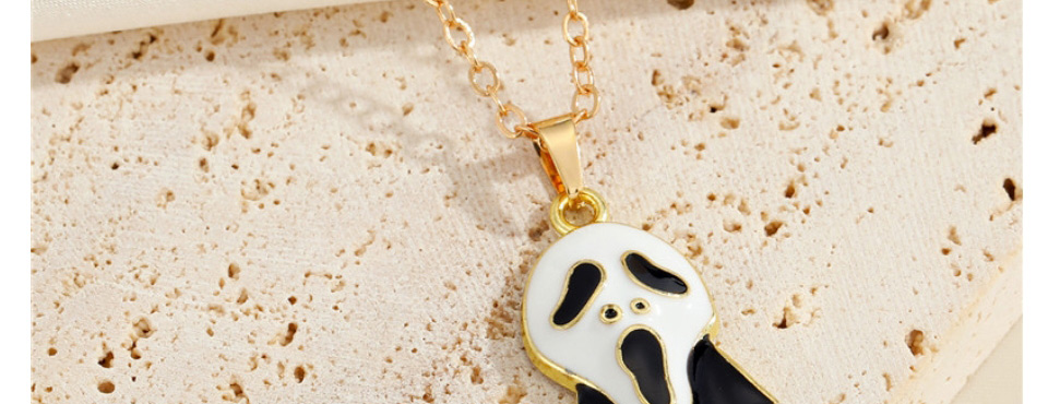 Fashion Ghost Necklace Halloween Spooky Face Necklace,Pendants
