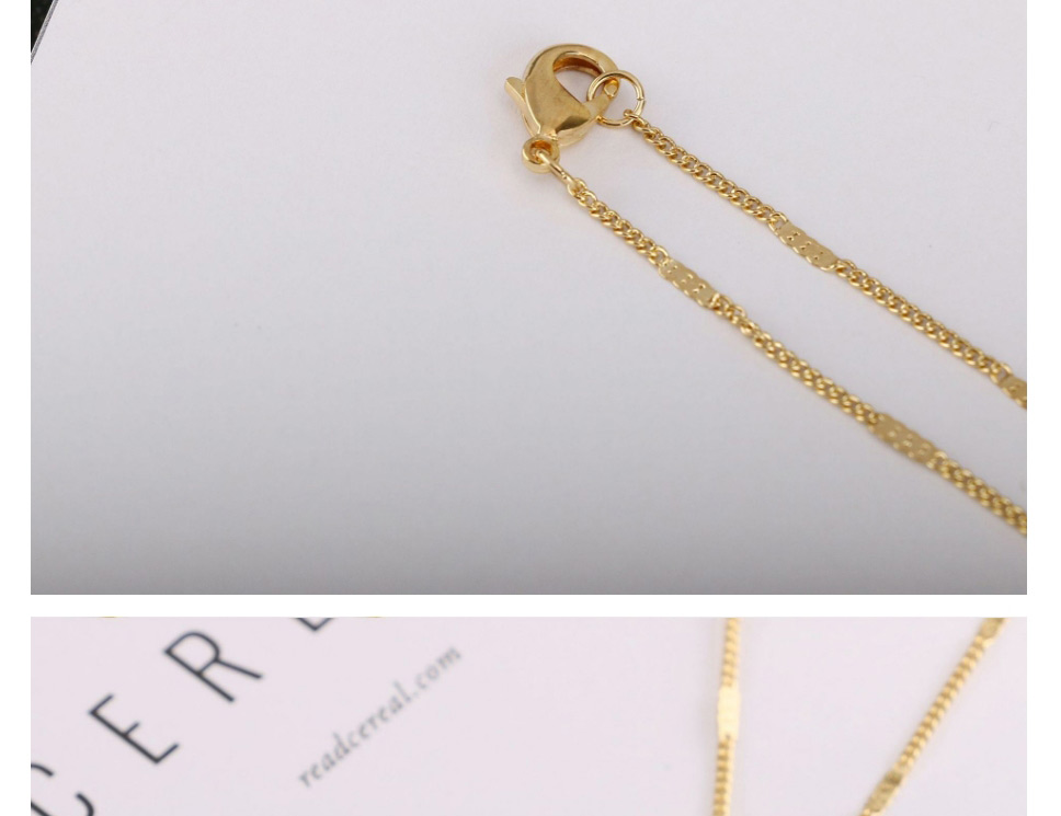 Fashion Gold Color Metal Dripping Long Necklace,Pendants