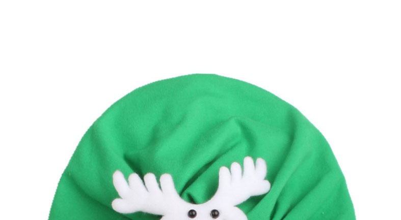 Fashion Green Christmas Fold Cartoon Toe Cap,Beanies&Others