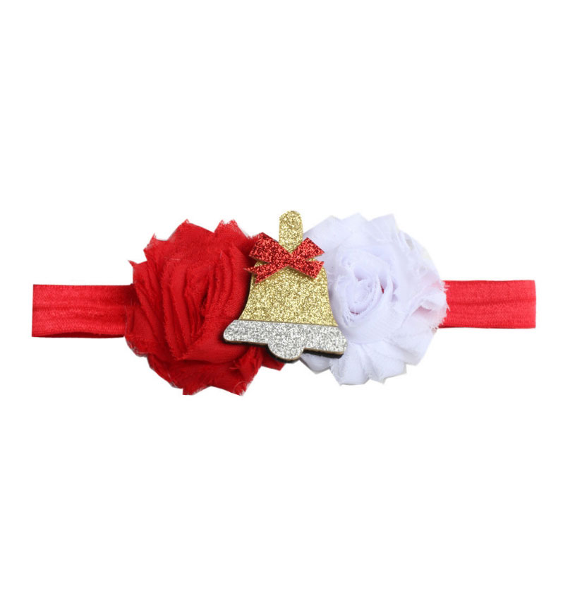 Fashion Green And White Christmas Old Flower Stitching Patch Headband,Hair Ribbons