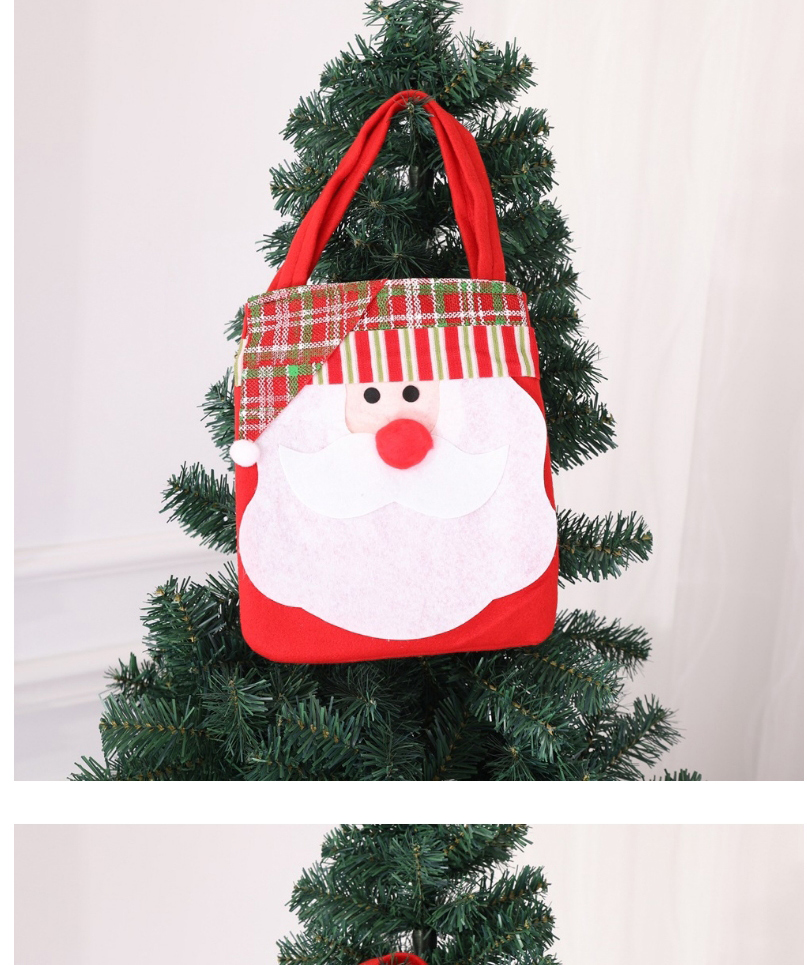 Fashion Snowman Christmas Non-woven Candy Tote Bag,Festival & Party Supplies