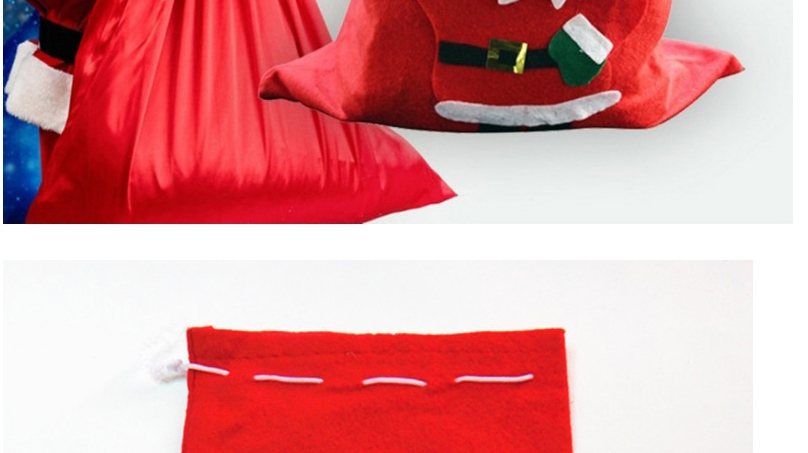 Fashion Old Man Snowman Random One Christmas Print Gift Bag,Festival & Party Supplies