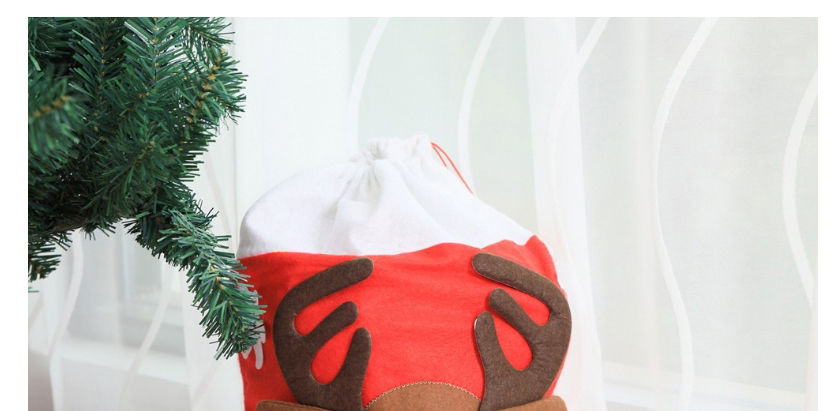 Fashion Semi-dimensional Elk Gift Bag Christmas Non-woven Gift Bag,Festival & Party Supplies