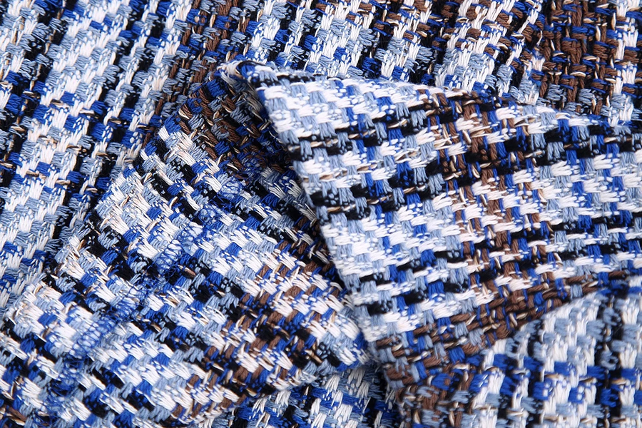 Fashion Blue Denim Stitched Textured Skirt,Skirts