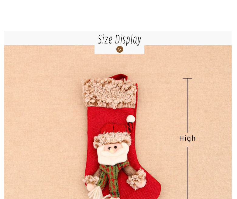 Fashion Deer Christmas Three-dimensional Linen Plush Socks,Fashion Socks